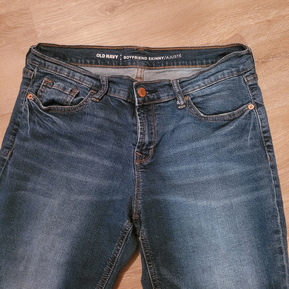 Old Navy skinny jeans with rips